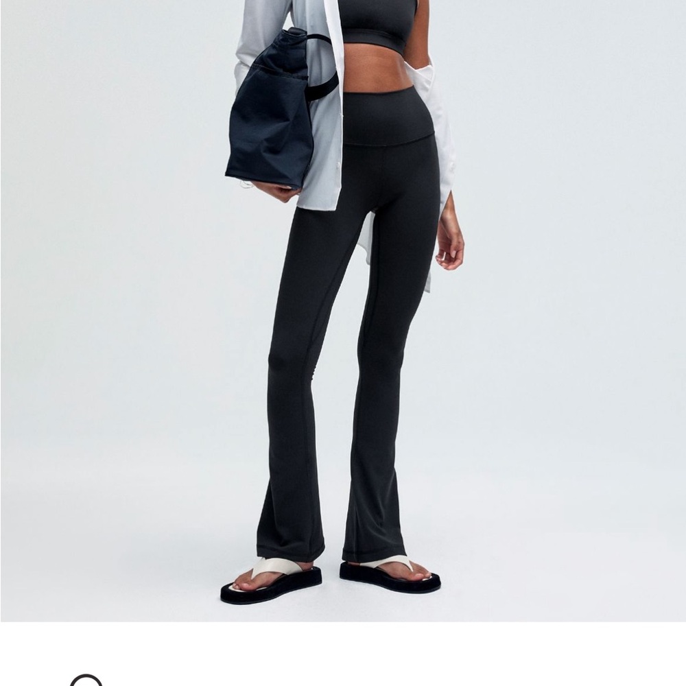 Lululemon Ribbed Align Mini-flare Leggings